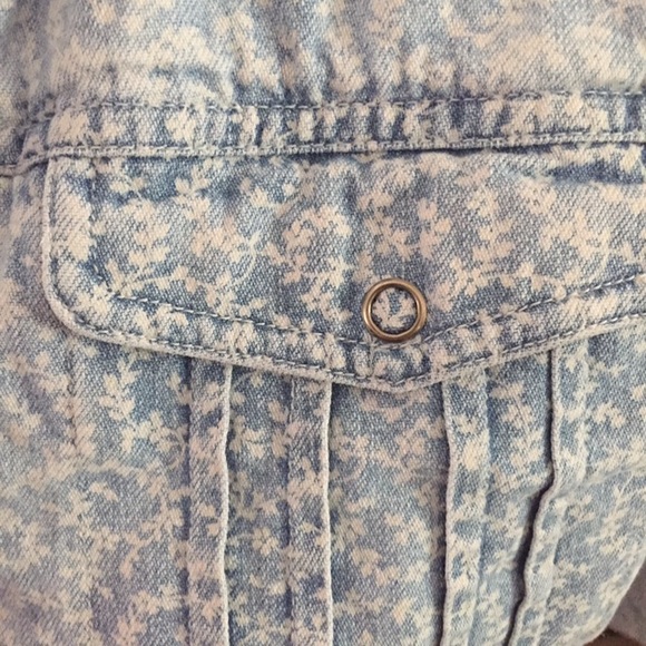 Ralph Lauren Floral Denim Shirt - Picture 2 of 2